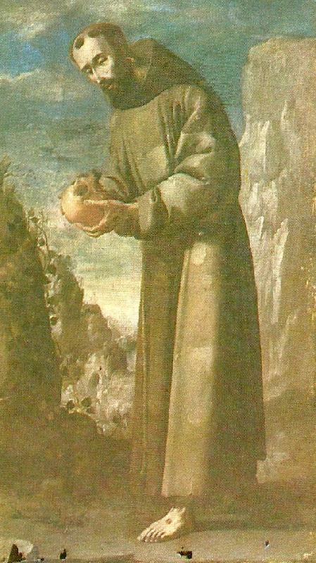 Francisco de Zurbaran st. francis of assisi oil painting image
